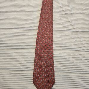 Gucci Red and Blue Patterned Men's Tie